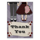 Rockabilly Wedding, thank you cards