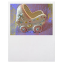 Rockabye Baby Buggy/shower gifts Customized Letterhead