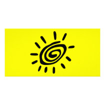 RockArt-GeorgeSpiral-Sun_Vector_Clipart Photo Card