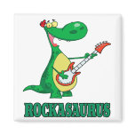 rockasaurus rock n roll dino dinosaur.ai magnets
