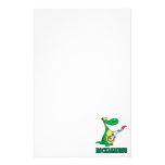 rockasaurus rock n roll dino dinosaur.ai stationery paper