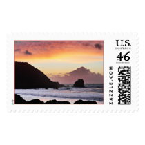 Rockaway Beach Sunset postage