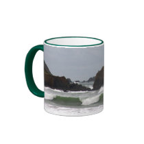 Rockaway Beach Surf mugs by deegolden Rockaway Beach Surf mugs