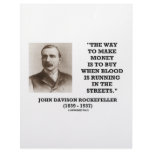 Rockefeller Buy When Blood Is Running In Streets Letterhead