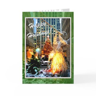 Rockefeller Center Christmas Tree Greeting Cards card