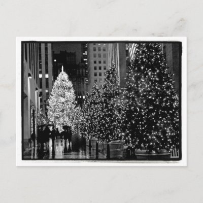 Rockefeller Center Christmas Tree Postcard