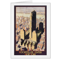Rockefeller Center New York Greeting Cards
