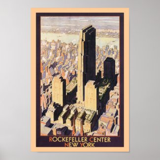 Rockefeller Center New York print