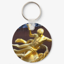 Rockefeller Center Prometheus Statue keychains by Calenario Rockefeller Center Prometheus Statue keychains