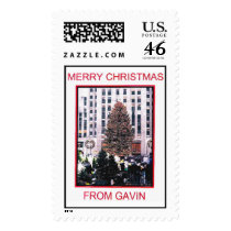 ROCKEFELLER PLAZA NEW YORK CITY postage