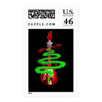 Rock'en christmas postage
