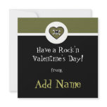Rocker Boy Funky Valentine Custom Invitation