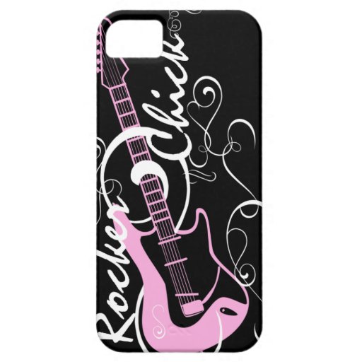 Rocker Chick Guitar Design iPhone 5 Covers