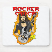 Rocker Chick mousepads