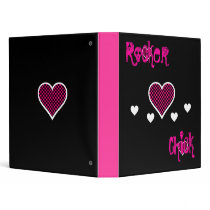 Rocker Chick School Binder