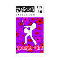 Rocker Girl Postage