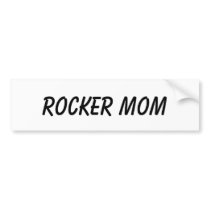 ROCKER MOM bumper stickers