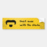 Rocker Mustache bumper stickers