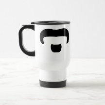 Rocker Mustache Coffee Mugs