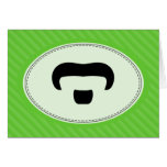 Rocker Mustache Greeting Card