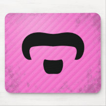 Rocker Mustache Mousepad