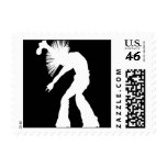 Rocker Silhouette Postage Stamps