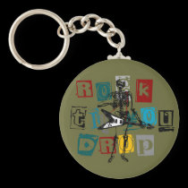 Rocker Skeletion Keychain keychains