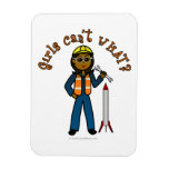 rocket-dark rectangular magnet