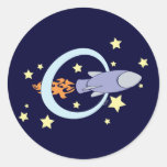 Rocket Kids Round Stickers