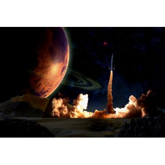 Rocket Launch print