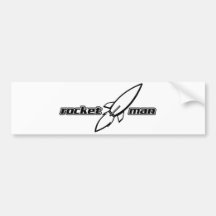 Rocket Man Bumper Stickers