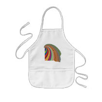Rocket Man Firework Fractal aprons