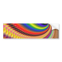 Rocket Man Firework Fractal bumper stickers