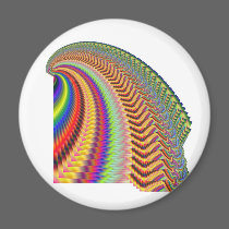 Rocket Man Firework Fractal magnets