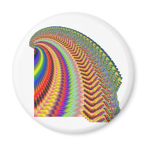 Rocket Man Firework Fractal magnets