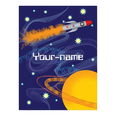 Rocket Personalized Poster by willienillie