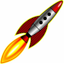 Rocket Photo Cut Outs