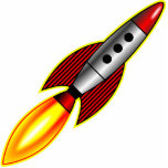 Rocket Photo Cut Outs