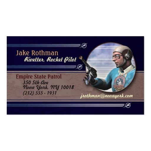 Rocket Pilot #2 Business Cards