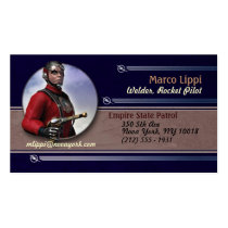 Rocket Pilot #4 Business Cards business cards