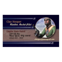 Rocket Pilot #5 Business Cards business cards