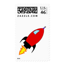 Rocket Postage Stamps