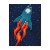 Rocket Postcard