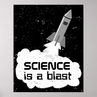 Rocket Poster for Science Classroom Science Blast