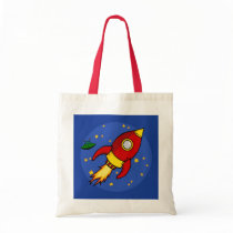 Rocket red yellow Bag bags