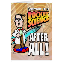 Rocket Science Greeting Card