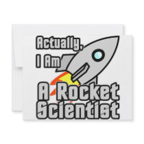 Rocket Scientist Custom Invites