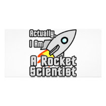 Rocket Scientist Photo Cards