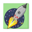 Rocket Ship magnet