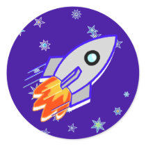 Rocket Ship stickers